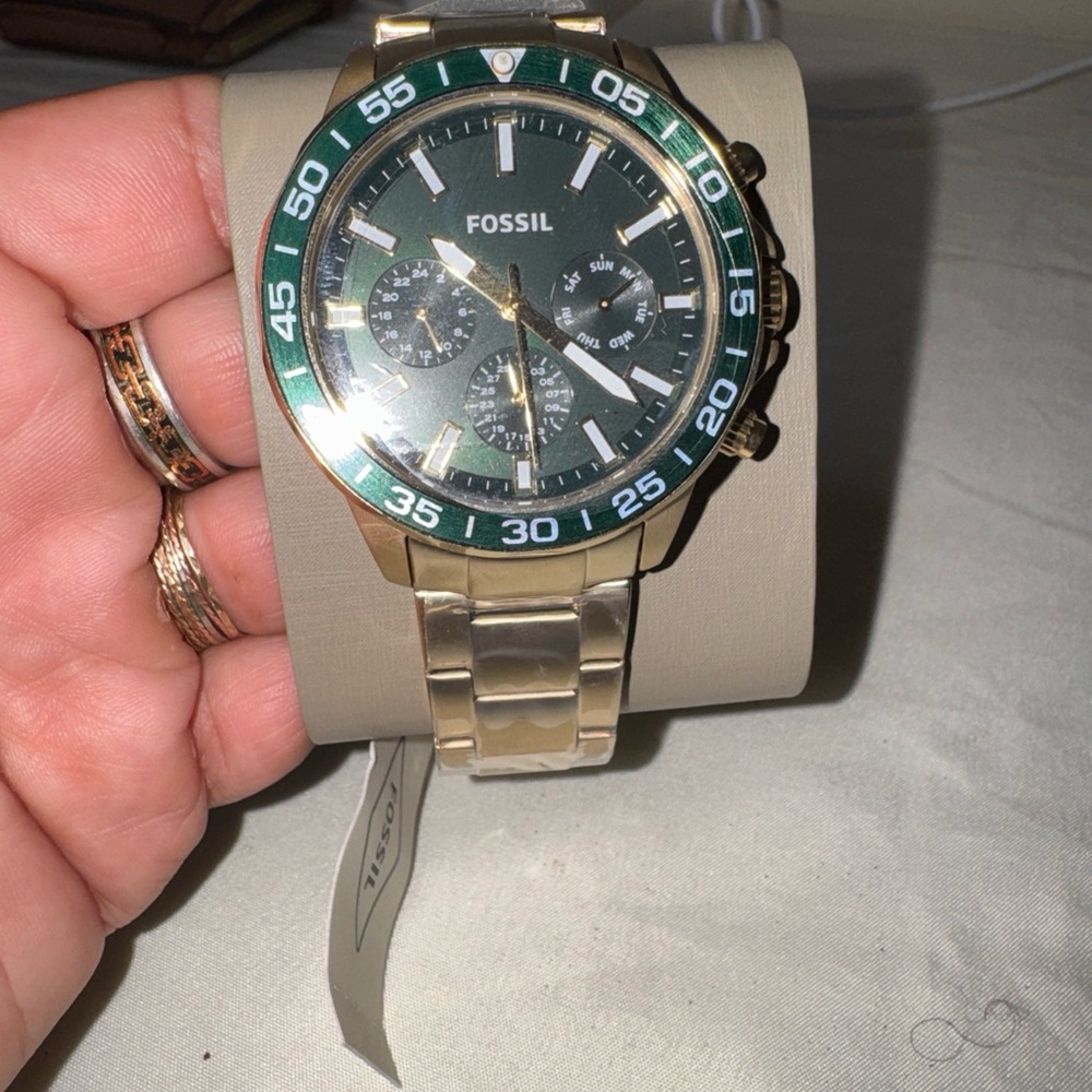 Fossil Gold-Tone Stainless Steel Bracelet Watch